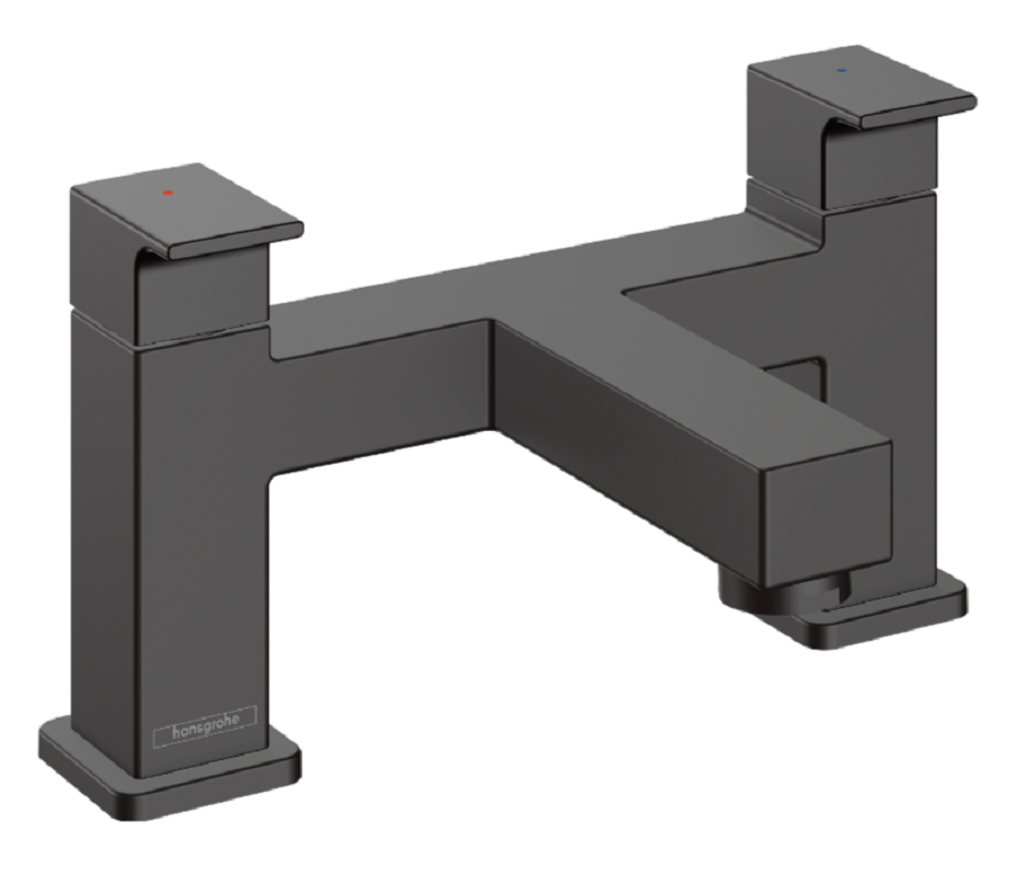 Изображение товара Смеситель для ванны и душа Hansgrohe Vernis Shape 71452670 черный матовый