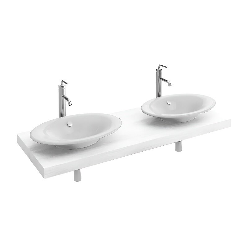 Изображение товара Столешница Jacob Delafon Parallel EB57-1400-N18 140 см белый блестящий