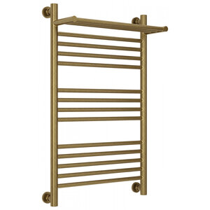 Изображение товара Полотенцесушитель водяной Сунержа Богема+ 80 см бронза универсальное подключение с полкой