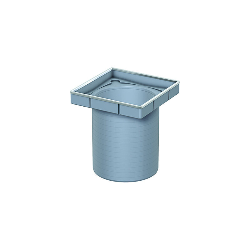 Изображение товара Верхняя часть трапа ACO ShowerPoint из ABS-пластика, серый цвет, 15x15 см