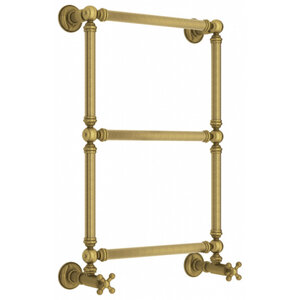 Изображение товара Полотенцесушитель водяной Сунержа Ренессанс 1304, высота 66 см, ширина 40 см, нижнее подключение 40 см, цвет состаренная бронза, 05-0280-6640
