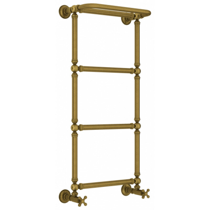 Изображение товара Водяной полотенцесушитель Сунержа Ренессанс 1386 96 см бронза с полкой