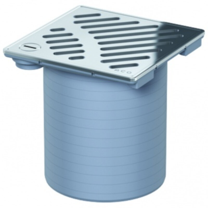 Изображение товара Верхняя часть трапа ACO ShowerPoint с решеткой из нержавеющей стали 5141.23.00