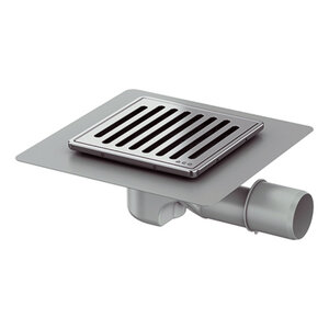 Изображение товара Душевой трап Aco MG 15x15 см из нержавеющей стали с перфорированной решеткой