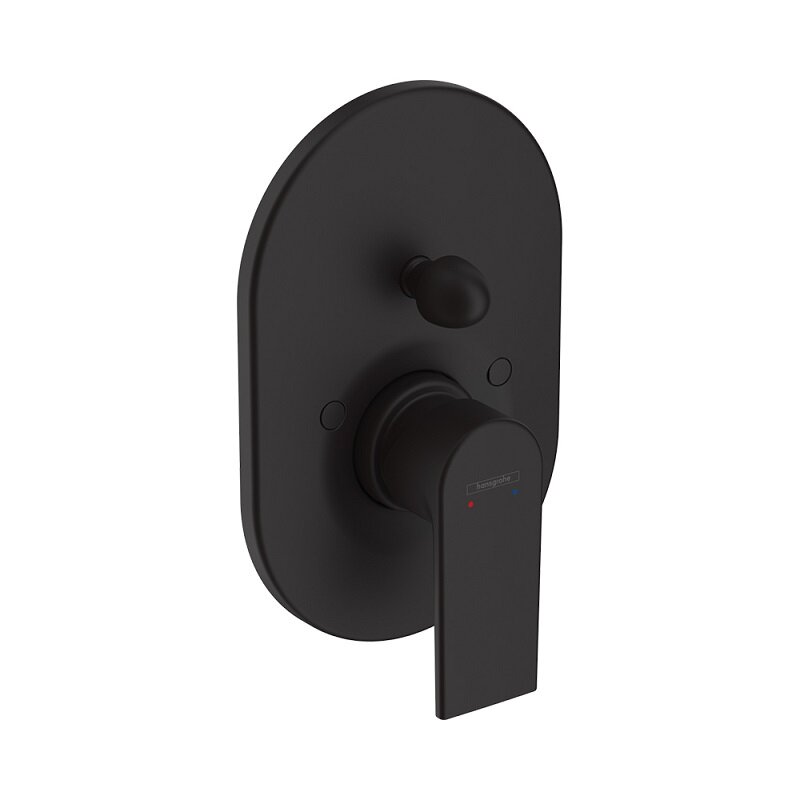Изображение товара Смеситель для ванны и душа Hansgrohe Vernis Shape, 71458670, черный матовый