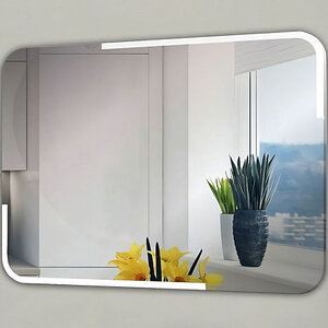 Изображение товара Зеркало Relisan Emma 90x70 см с LED подсветкой и сенсорным выключателем