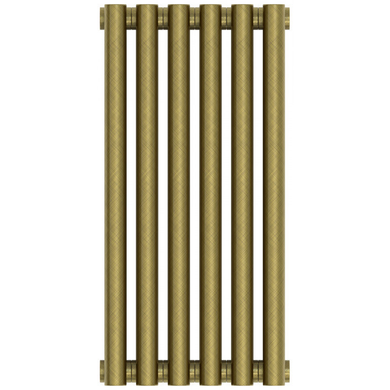 Изображение товара Радиатор трубчатый Сунержа Эстет-11, 6 секций, ширина 27 см, высота 50 см, боковое подключение, цвет состаренная бронза, 05-0302-5006