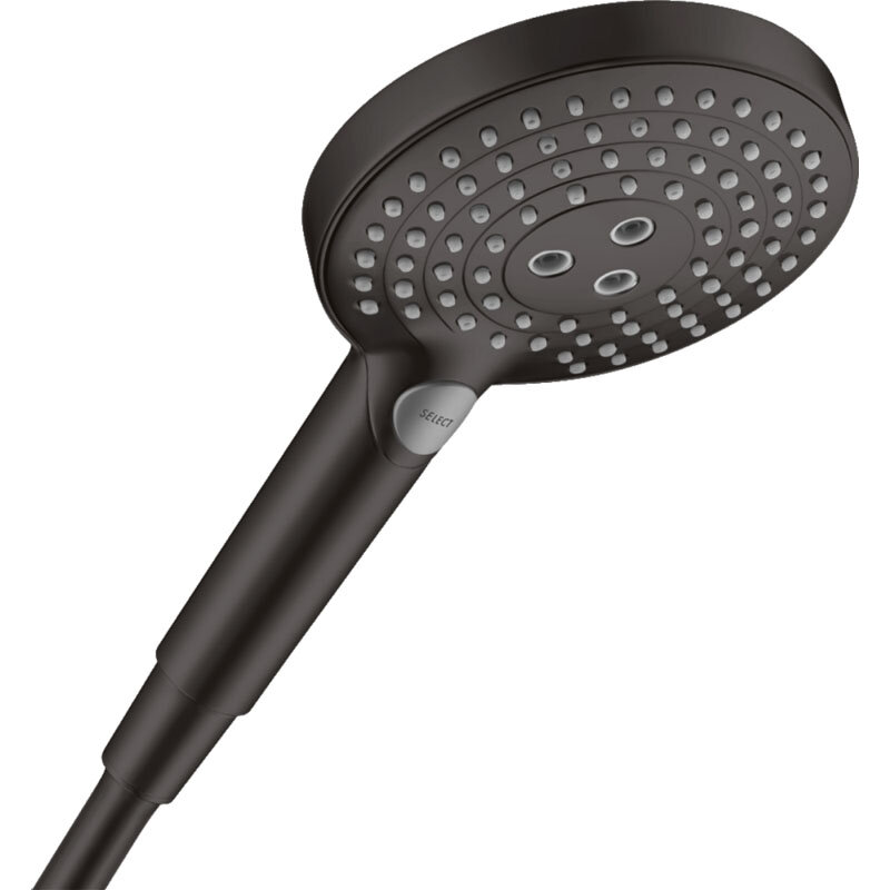 Изображение товара Душевая лейка Hansgrohe Raindance Select S 120 3jet PowderRain черный матовый