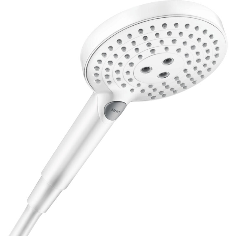 Изображение товара Душевая лейка Hansgrohe Raindance Select S 120 3jet PowderRain, белая матовая, 26014700