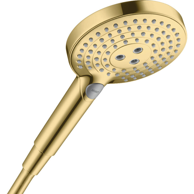 Изображение товара Душевая лейка Hansgrohe Raindance Select S 120 3jet, золото полированное, 26530990