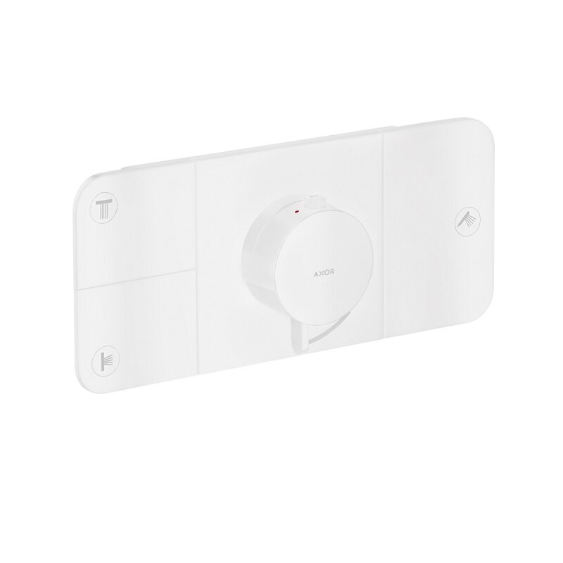Изображение товара Смеситель для душа Axor One, 45713700, термостатический, 3 потребителя, белый матовый