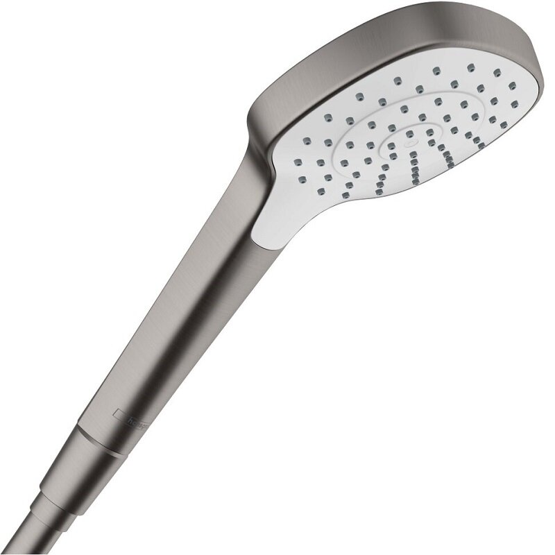 Изображение товара Душевая лейка Hansgrohe Croma Select E 110 1jet EcoSmart, хром черный шлифованный, 26815340
