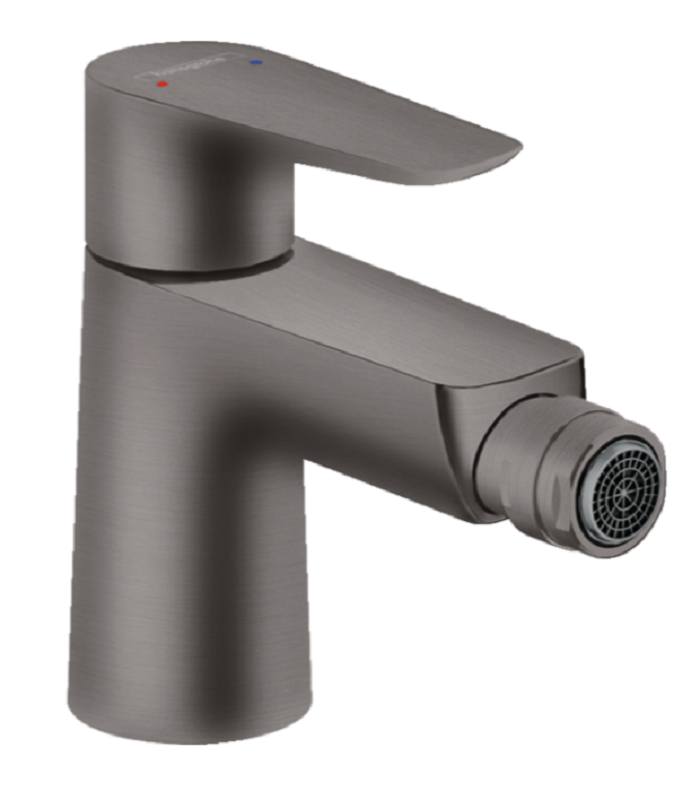 Изображение товара Смеситель для биде Hansgrohe Talis E, однорычажный с донным клапаном, черный хром