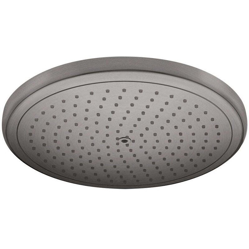 Изображение товара Верхний душ Hansgrohe Croma 280 Air OHS EcoSmart, 28 х 28 см, 1 режим струи, без держателя, хром черный шлифованный, 26221340