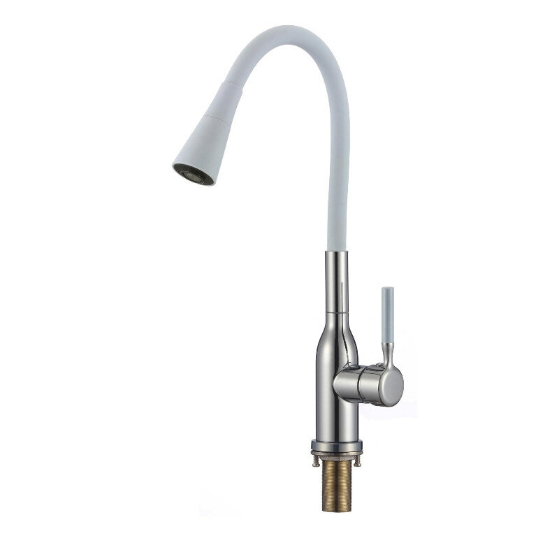 Изображение товара Смеситель для кухонной мойки Savol с гибким изливом хром модель S-2804AM04