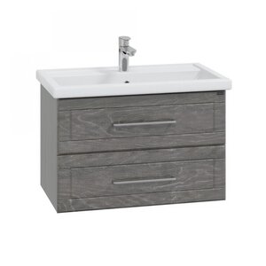 Изображение товара Тумба под раковину СаНта Венера 80, подвесная, дуб шале графит, 221014 Изображение товара Тумба под раковину СаНта Венера 80, подвесная, дуб шале графит, 221014
