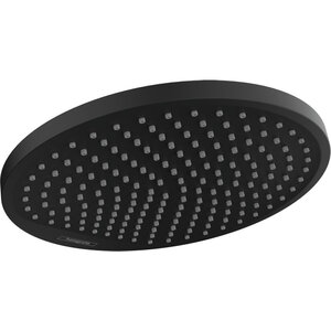 Изображение товара Верхний душ Hansgrohe Crometta S 240 1jet, 24 х 24 см, без держателя, черный матовый, 26723670