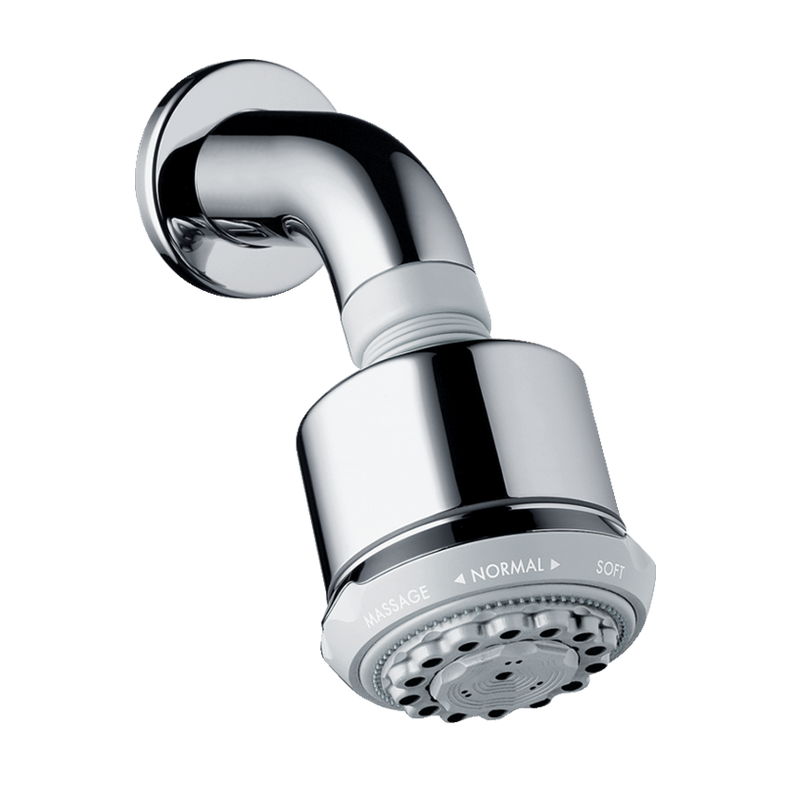 Изображение товара Верхний душ Hansgrohe Clubmaster 85 3jet EcoSmart, с настенным держателем, хром, 26606000