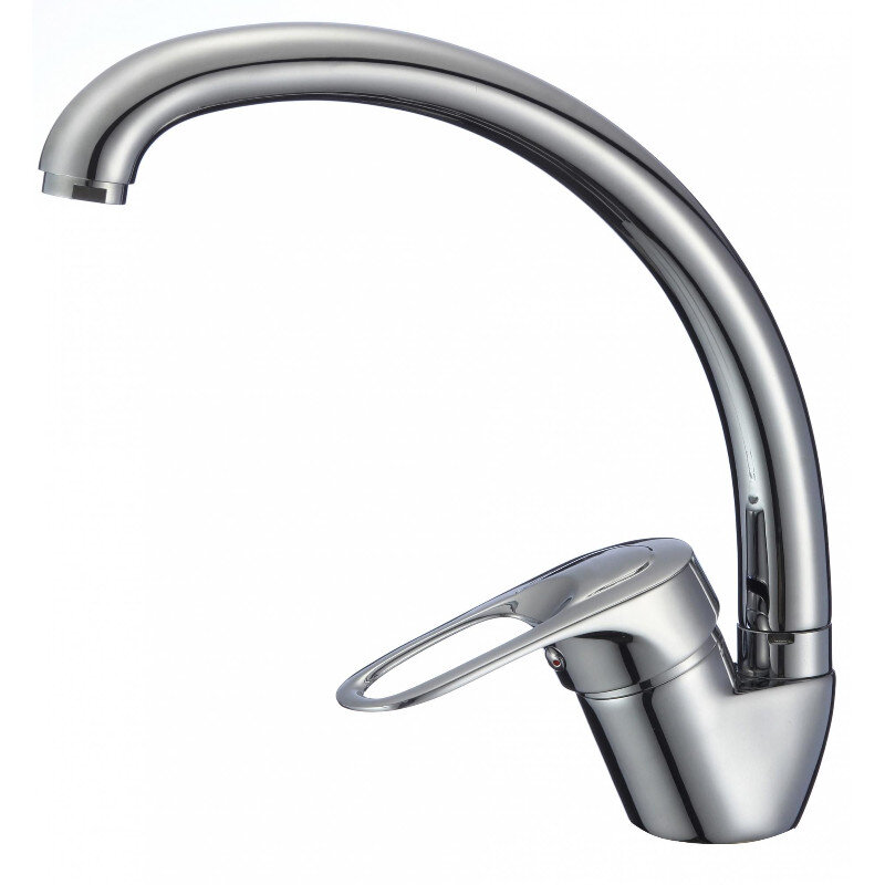 Изображение товара Смеситель для кухонной мойки Savol хром однорычажный с поворотным изливом