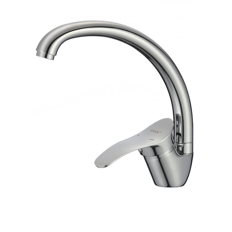 Изображение товара Смеситель Savol S-T4106-1 для кухонной мойки с однорычажным управлением и C-образным изливом