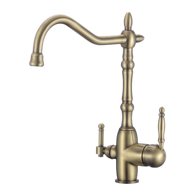 Изображение товара Смеситель для кухонной мойки Savol с подключением к фильтру бронза модель S-L1803C