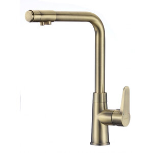 Изображение товара Смеситель для кухонной мойки Savol, с подключением к фильтру, цвет бронза, S-L1804C