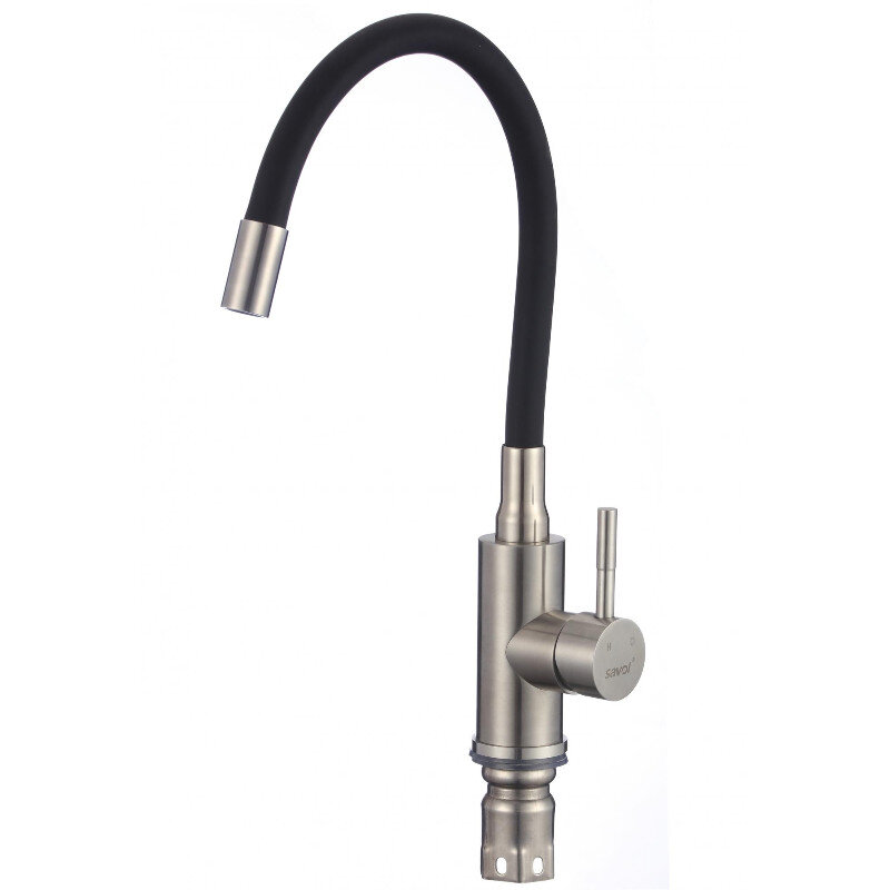 Изображение товара Смеситель для кухонной мойки Savol с гибким изливом сатин Китай