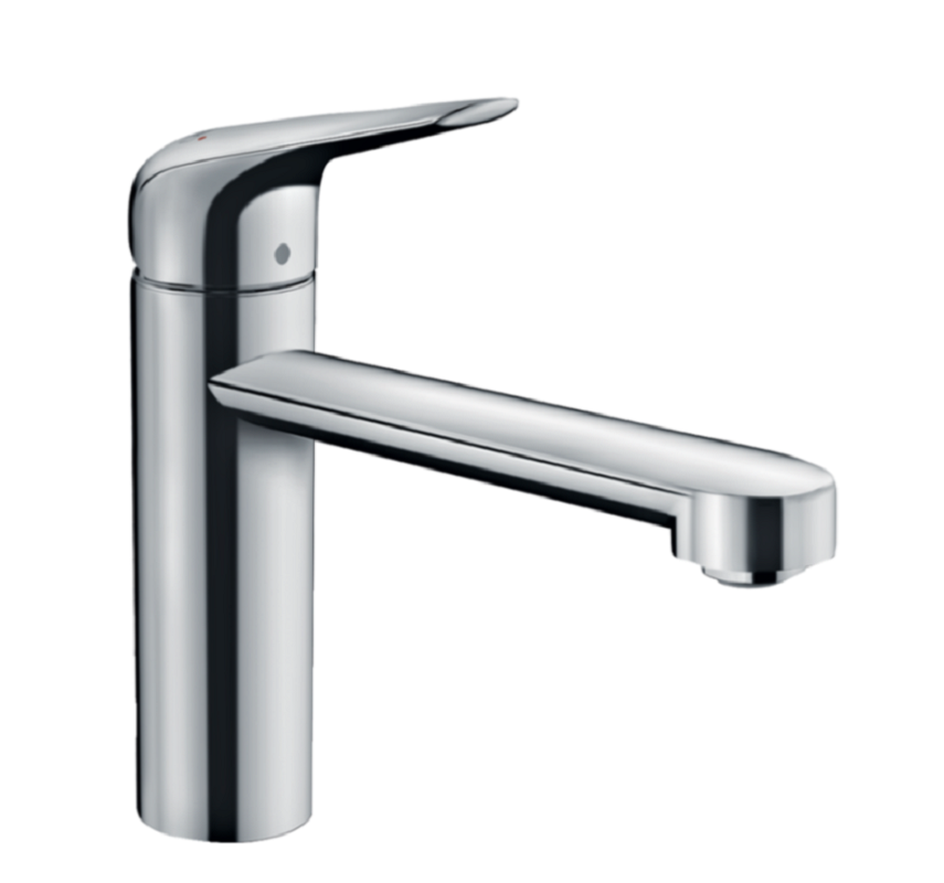 Изображение товара Смеситель для кухонной мойки Hansgrohe Focus 71806000 хром однорычажный Изображение товара Смеситель для кухонной мойки Hansgrohe Focus 71806000 хром однорычажный