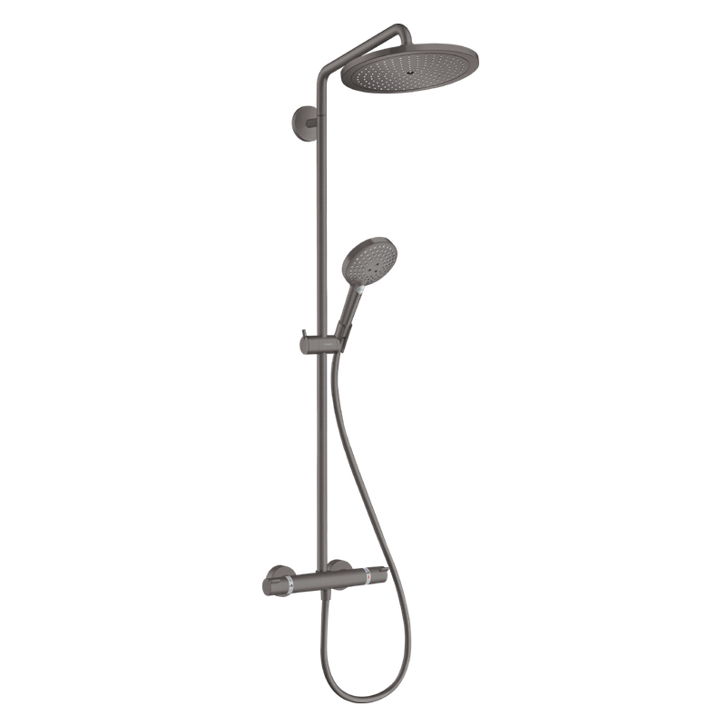 Изображение товара Душевая система Hansgrohe Croma Select S 280 1jet EcoSmart термостатическая черный
