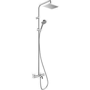 Изображение товара Душевая система Hansgrohe Vernis Shape Showerpipe 230 1jet EcoSmart, термостатическая, хром, 26098000