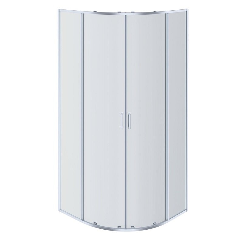 Изображение товара Душевой уголок Aquatek 80x80 см, хромированный, с антиизвестковым покрытием
