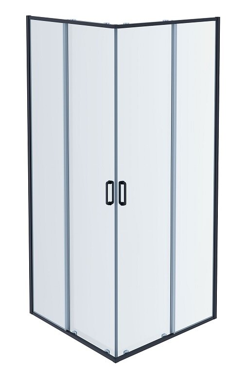 Изображение товара Душевой уголок Aquatek 90 x 90 см, стекло прозрачное, профиль черный, AQ ARI KV 09020BL