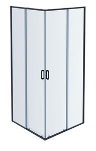 Изображение товара Душевой уголок Aquatek 90 x 90 см, стекло прозрачное, профиль черный, AQ ARI KV 09020BL