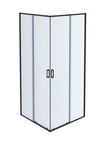 Изображение товара Душевой уголок Aquatek 80 x 80 см, стекло прозрачное, профиль черный, AQ ARI KV 08020BL