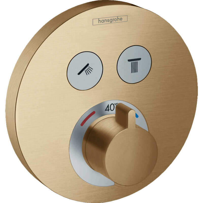 Изображение товара Смеситель для душа Hansgrohe ShowerSelect S, термостат, бронза, Германия