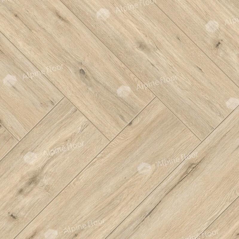 Изображение товара Ламинат Alpine Floor Original Herringbone 8, LF102-1, планка 10.1 х 60.6 см, декор Дуб Лион, замковый, 8 мм