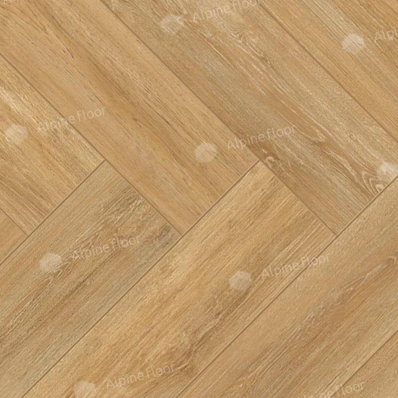Изображение товара Ламинат Alpine Floor Original Herringbone 8, LF102-4, планка 10.1 х 60.6 см, декор Дуб Тулуза, замковый, 8 мм