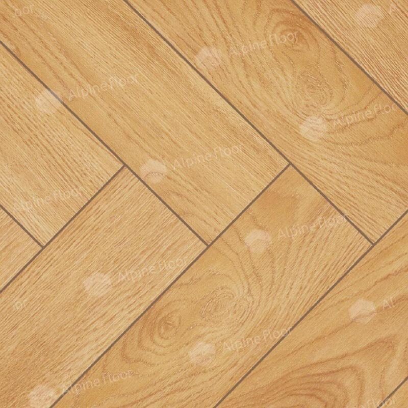 Изображение товара Ламинат Alpine Floor Herringbone 12 Дуб Пьемонт, замковый, 12 мм, 600x100 мм