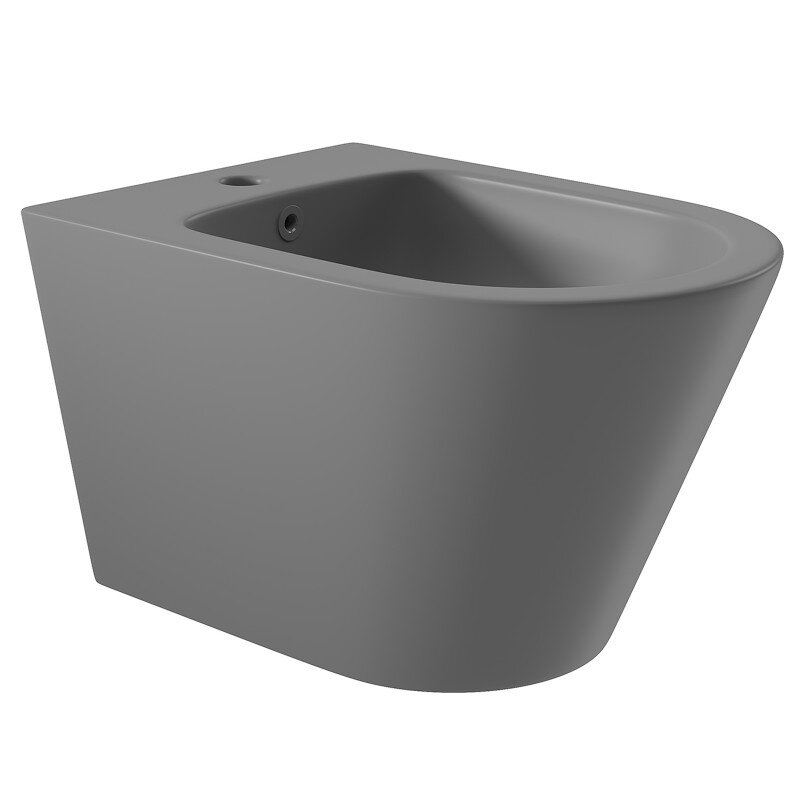 Изображение товара Биде Aqueduto Cone, подвесное, цвет серый матовый, CON0330