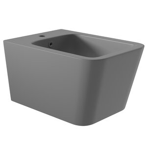 Изображение товара Биде Aqueduto Macio, подвесное, цвет серый матовый, MAC0330