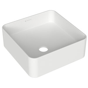 Изображение товара Накладная раковина Aqueduto Espiral 37 см керамика белый матовый