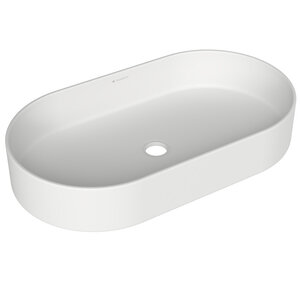 Изображение товара Раковина накладная Aqueduto Espiral, 60 см, керамика, цвет белый матовый, ESP0220