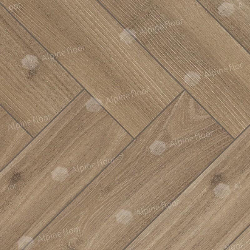 Изображение товара Ламинат Alpine Floor Original Herringbone 12 Дуб Венето замковый 600x100 мм