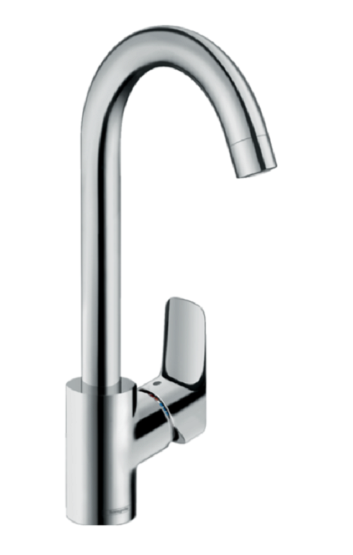 Изображение товара Смеситель для кухонной мойки Hansgrohe Logis 71861000 хром с усиленной регулировкой
