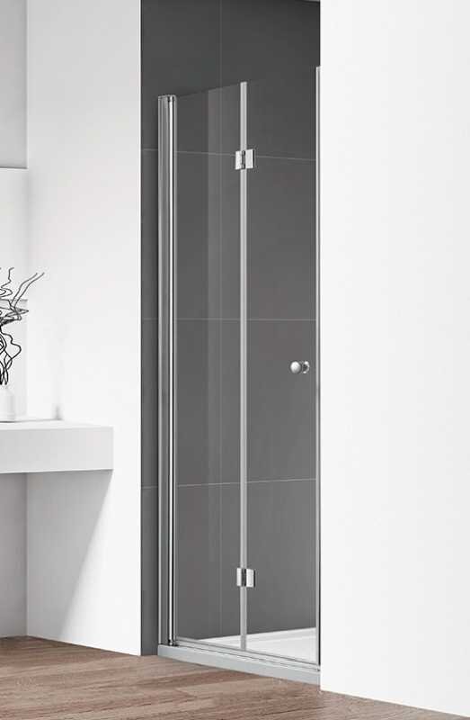 Изображение товара Душевая дверь в нишу Cezares Eco ECO-O-BS-12-90-C-Cr 90x195 см складная прозрачное стекло