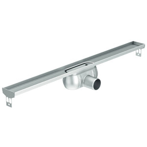 Изображение товара Душевой канал Aco Showerdrain C, 9010.88.38, 90 см, без решетки, цвет нержавеющая сталь