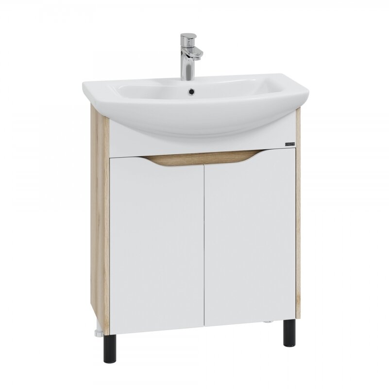 Изображение товара Тумба под раковину СаНта Сатурн, 700369, 70 см, белая