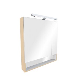 Изображение товара Зеркальный шкаф Roca The Gap ZRU9302699, 70 см, с подсветкой, цвет бежевый