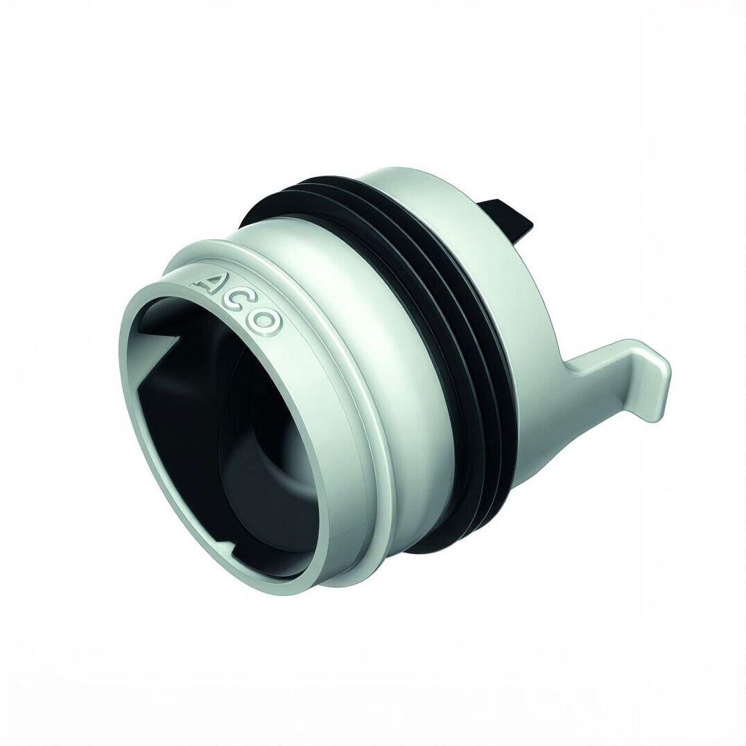 Изображение товара Сухой сифон ACO Showerdrain C 9010. 79. 23 - черный/серый, 10 см
