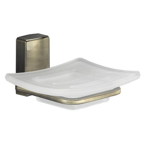 Изображение товара Мыльница WasserKRAFT Exter, стеклянная, K-5229, бронза